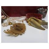 Jewelry Box Full of Vintage Jewelry - Some Signed #2