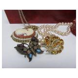 Jewelry Box Full of Vintage Jewelry - Some Signed #2