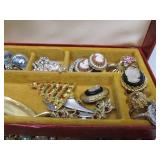 Jewelry Box Full of Vintage Jewelry - Some Signed #2