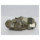 Group of 3 Stone Specimens - Green Aventurine, Iron Pyrite, Native Copper