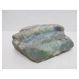 Group of 3 Stone Specimens - Green Aventurine, Iron Pyrite, Native Copper