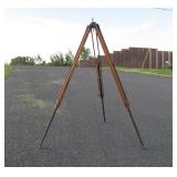 Vintage Adjustable Wood Surveyor