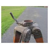 Vintage Adjustable Wood Surveyor