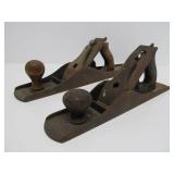 2 Antique Woodworking Planes - Stanley/Bailey No. 6 & Union No. 5