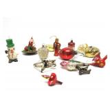 Group of Old Vintage Glass etc Christmas Ornaments