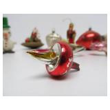 Group of Old Vintage Glass etc Christmas Ornaments
