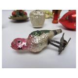 Group of Old Vintage Glass etc Christmas Ornaments