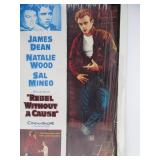 Unframed Vintage "Rebel Without a Cause" Movie Poster