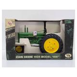 Diecast Metal JOHN DEERE 1939 Model BW Tractor - Mint in Box