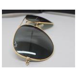 Genuine Vintage RAY BAN Aviator Sunglasses - Missing One of the Temples