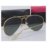 Genuine Vintage RAY BAN Aviator Sunglasses - Missing One of the Temples