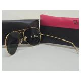 Genuine Vintage RAY BAN Aviator Sunglasses - Missing One of the Temples