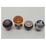 Lot of 4 Orig Old Vintage Shifter Knobs