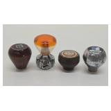 Lot of 4 Orig Old Vintage Shifter Knobs