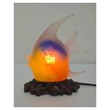 Working Glass Fish Lamp