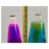 2 Working Retro Lava Lamps