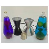 2 Working Retro Lava Lamps