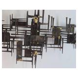 Great Looking Large Signed Vintage Brutalist Metal Wall Sculpture by Marc Weinstein - 