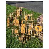 Great Looking Large Signed Vintage Brutalist Metal Wall Sculpture by Marc Weinstein - 