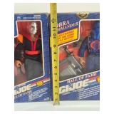 Large Size GI JOE Hall of Fame Edition Cobra Commander & Destro Action Figures