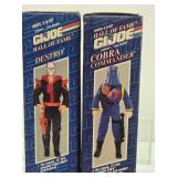Large Size GI JOE Hall of Fame Edition Cobra Commander & Destro Action Figures