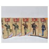 Lot of 5 Mint in Box Large Size GI JOE Action Figures