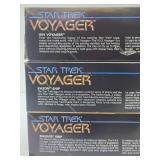 3 New Unbuilt Complete STAR TREK Voyager Model Kits