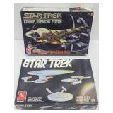 2 New Unbuilt Complete STAR TREK Model Kits