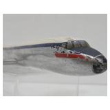 LARGE Vintage Metal Travel Agency Advertising Display Airplane - Northwest Airlines