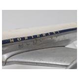 LARGE Vintage Metal Travel Agency Advertising Display Airplane - Northwest Airlines