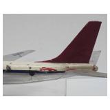 LARGE Vintage Metal Travel Agency Advertising Display Airplane - Northwest Airlines