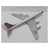 LARGE Vintage Metal Travel Agency Advertising Display Airplane - Northwest Airlines