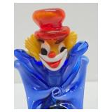 3 Vintage MURANO Glass Clowns
