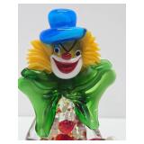 3 Vintage MURANO Glass Clowns