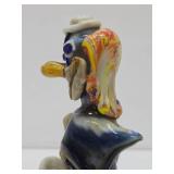 3 Vintage MURANO Glass Clowns