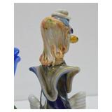 3 Vintage MURANO Glass Clowns