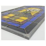 Stained Glass Window w/Irises
