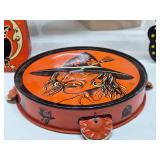 Nice Estate Lot of Old Vintage HALLOWEEN Decorations Nosie Makers etc