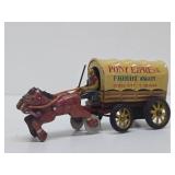 Great Old Vintage Linemar Tin Toy PONY EXPRESS Freight Wagon