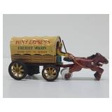 Great Old Vintage Linemar Tin Toy PONY EXPRESS Freight Wagon