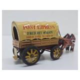 Great Old Vintage Linemar Tin Toy PONY EXPRESS Freight Wagon