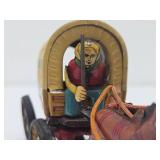 Great Old Vintage Linemar Tin Toy PONY EXPRESS Freight Wagon