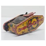 Vintage MARX Tin Litho Army Tank