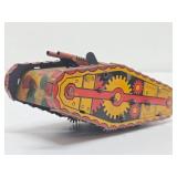 Vintage MARX Tin Litho Army Tank