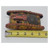 Vintage MARX Tin Litho Army Tank