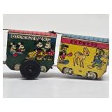 Old Vintage DISNEY Tin Litho CASEY JR. Disneyland Express Train Set