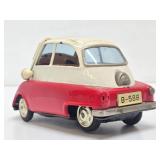 Vintage BMW Isetta Tin Friction Toy - Made in Japan
