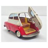 Vintage BMW Isetta Tin Friction Toy - Made in Japan