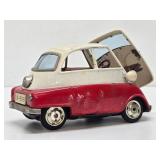 Vintage BMW Isetta Tin Friction Toy - Made in Japan