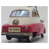 Vintage BMW Isetta Tin Friction Toy - Made in Japan